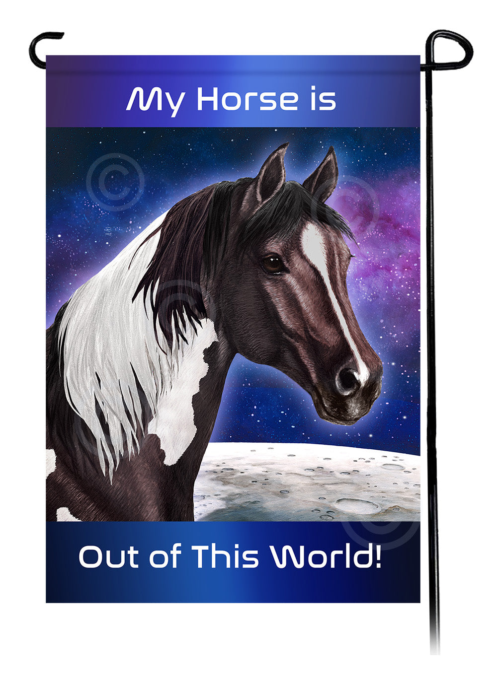 Quarter Horse Out Of This World - Garden Flag