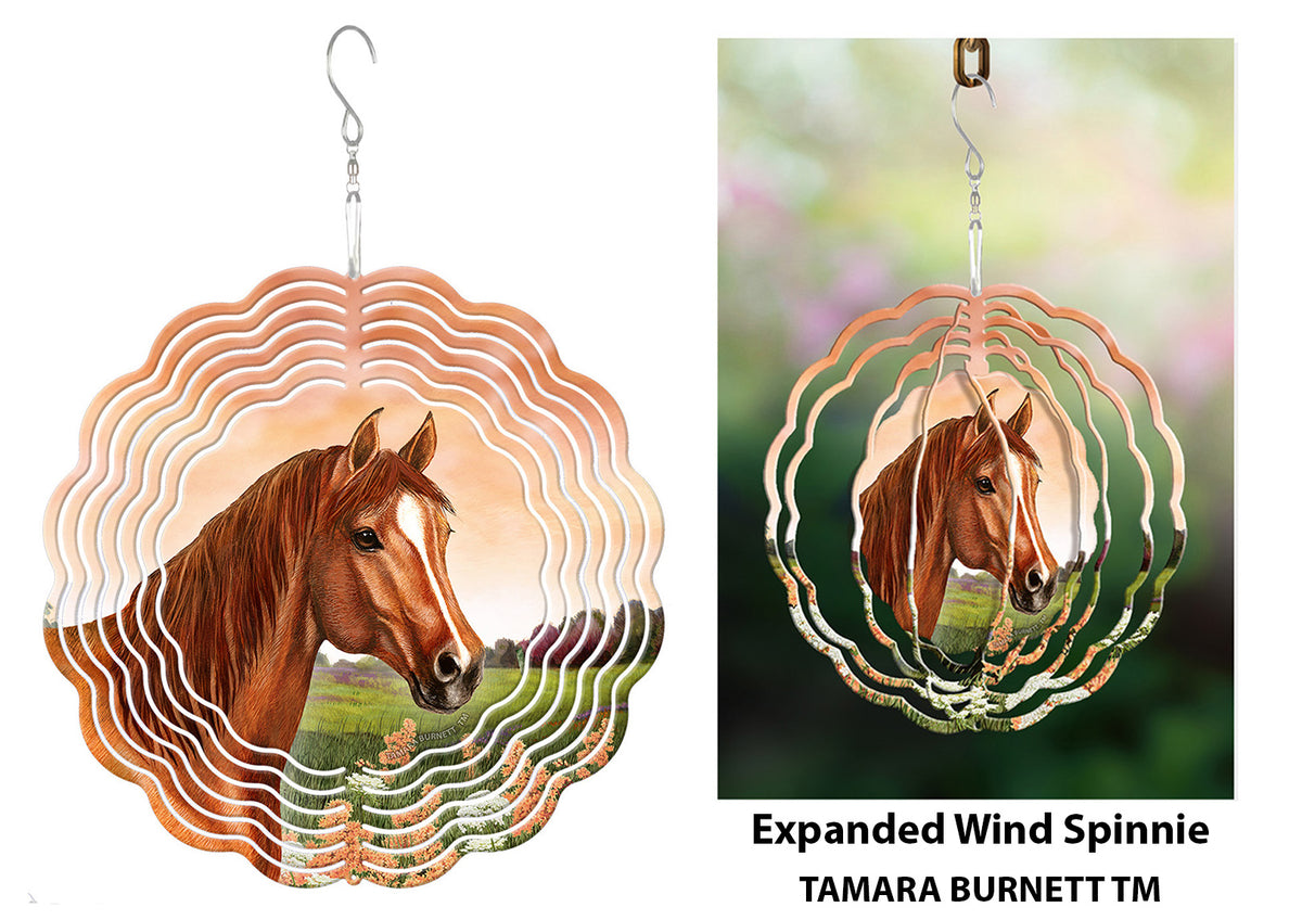 Quarter Horse Sorrel Wind Spinner