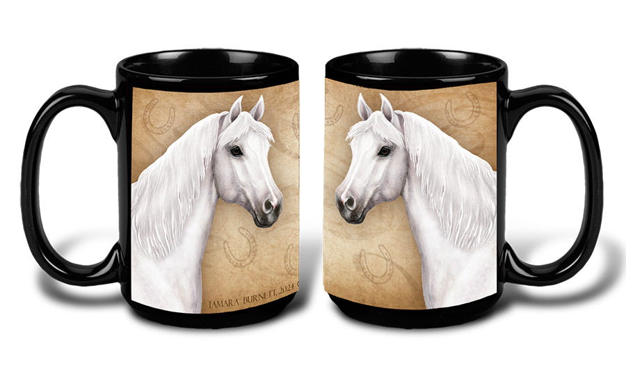 Quarter Horse White - My Faithful Friends Mug 15 oz
