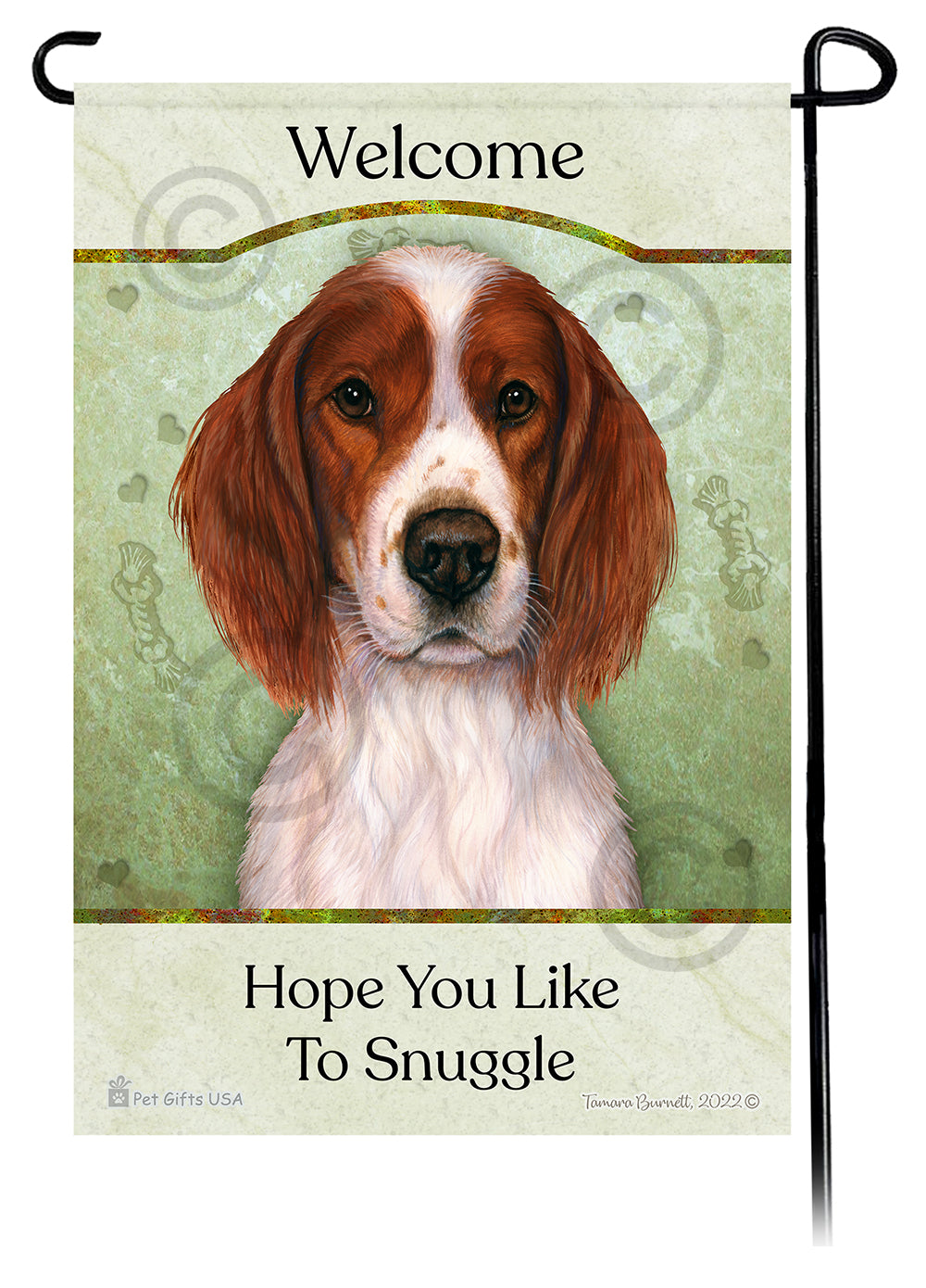 Irish Setter Hope You Like To Snuggle - Garden Flag