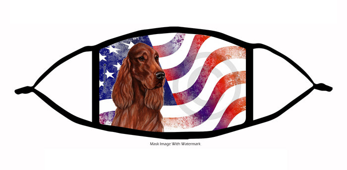 Irish Setter Face Mask