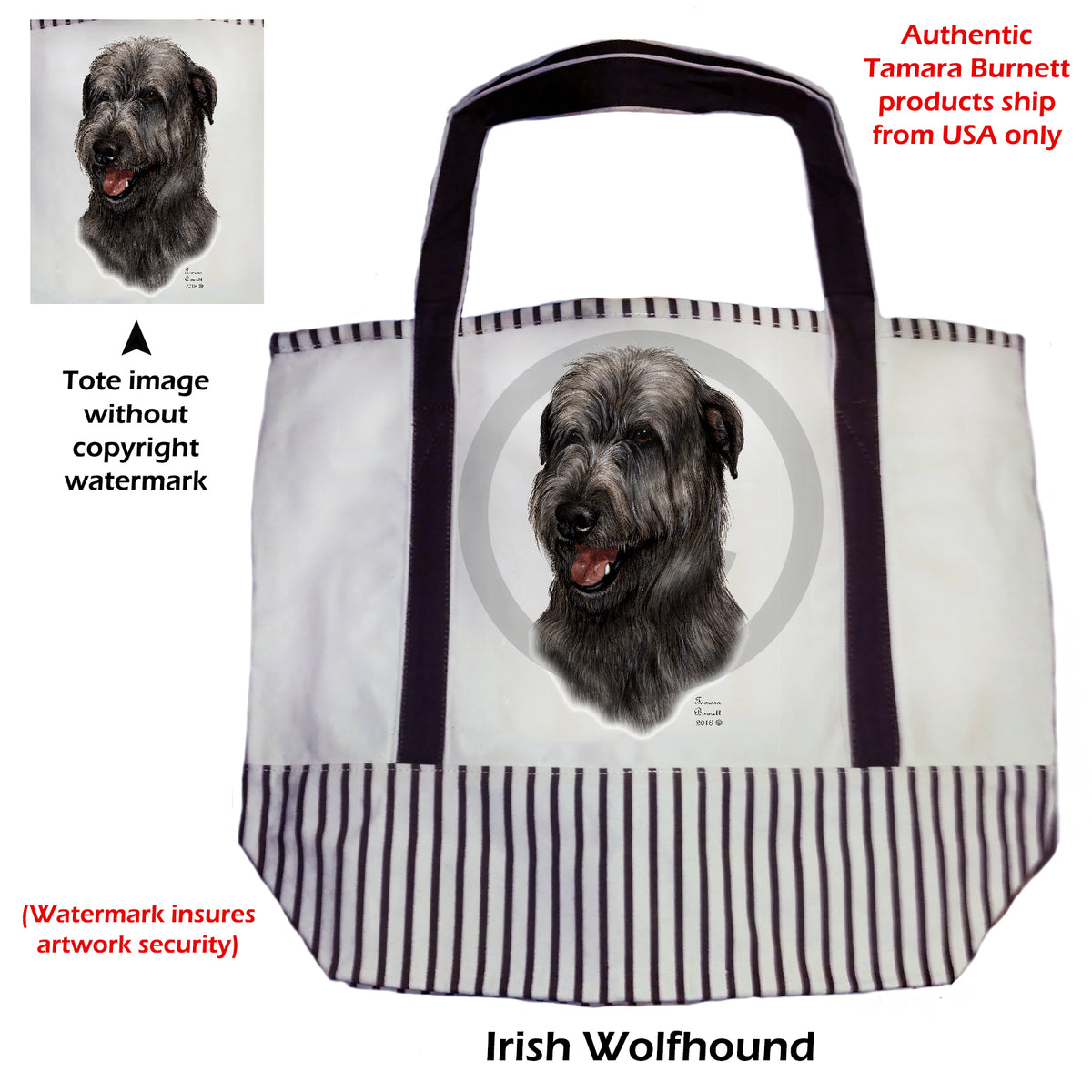 Irish Wolfhound - Tote Bag