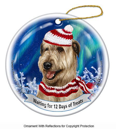 Irish Wolfhound Wheaten Ornament