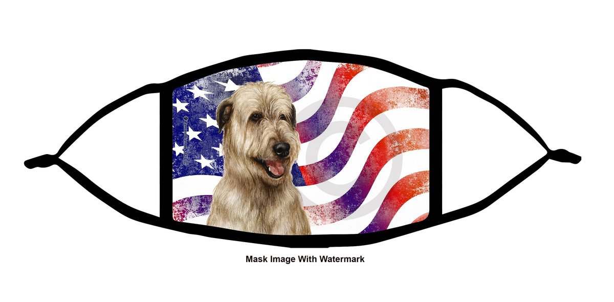 Irish Wolfhound (Wheaten) Face Mask