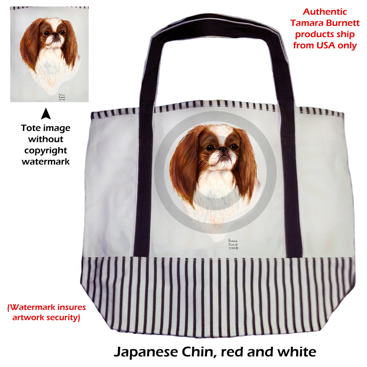 Japanese Chin - Tote Bag