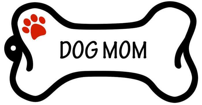 Dog Mom - Bone Keychain