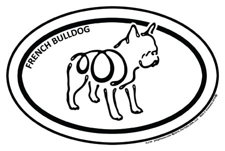 French Bulldog K-Lines Euro Style Tattoo Magnets