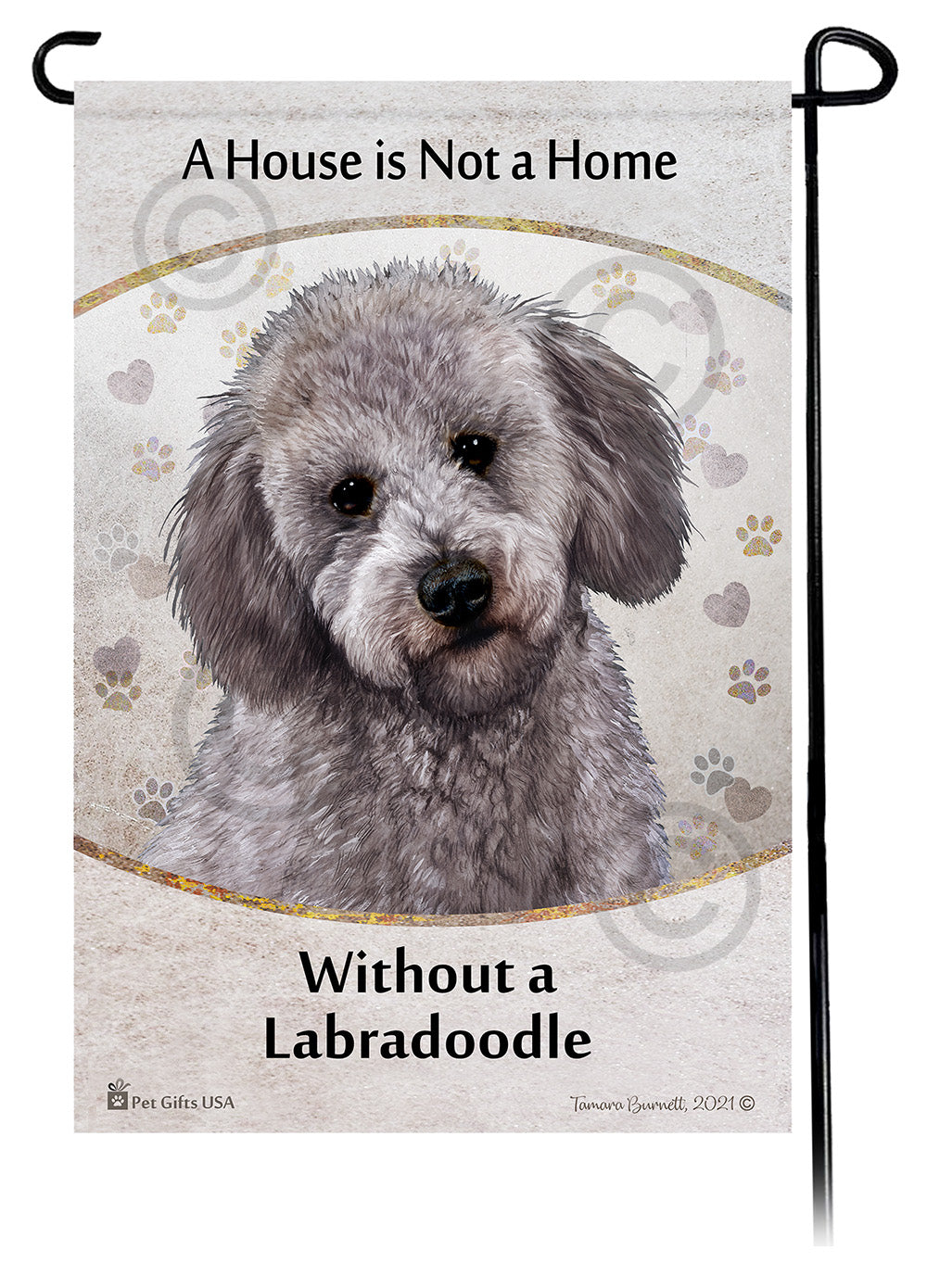 Labradoodle House Is Not A Home - Garden Flag
