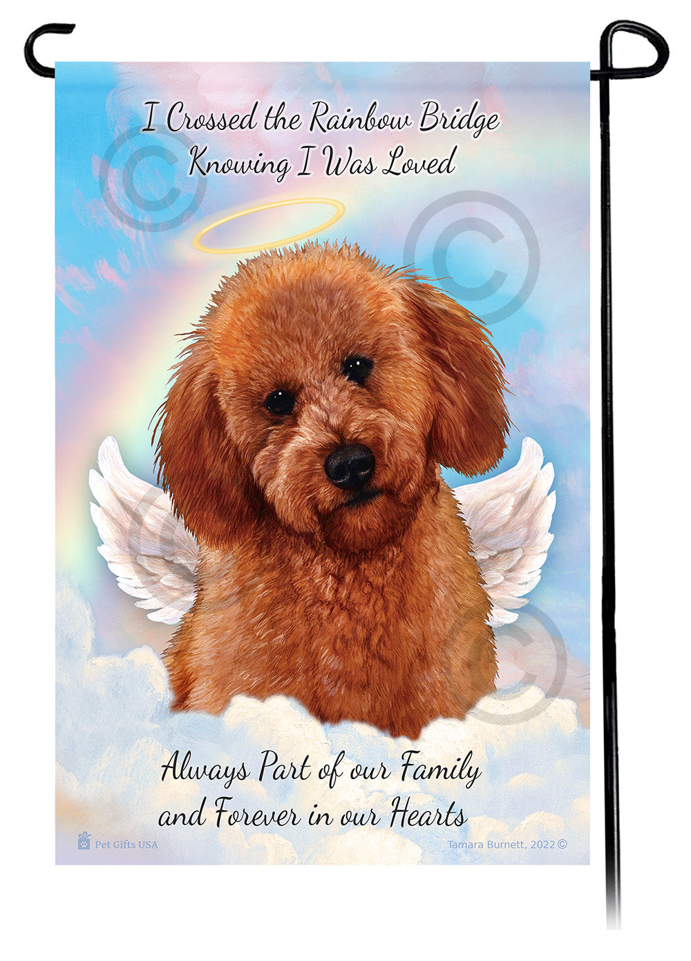 Labradoodle Memorial - Garden Flag