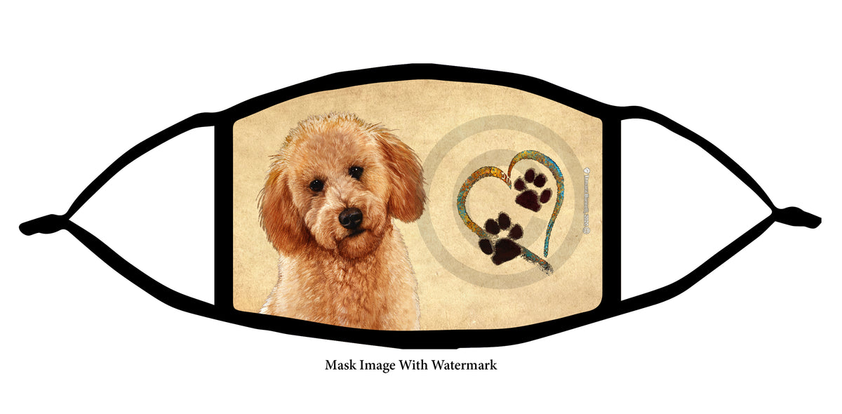 Labradoodle (Red) Face Mask