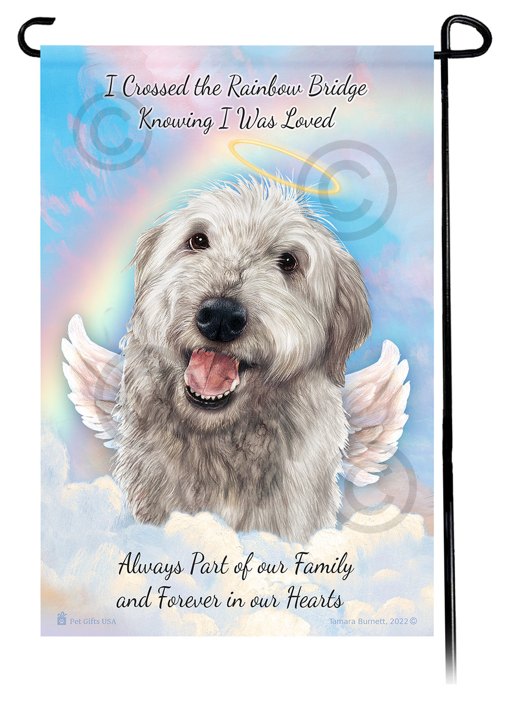 Labradoodle Memorial - Garden Flag
