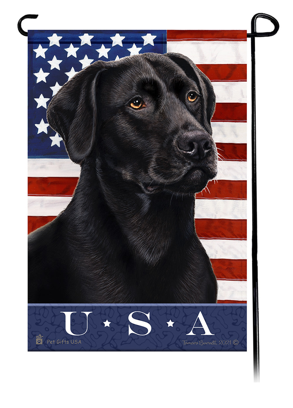 Labrador Retriever True Blue Garden Flags
