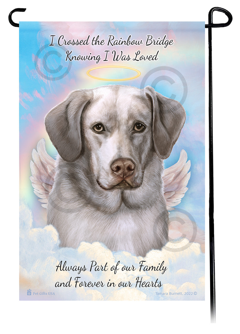 Labrador Retriever Memorial - Garden Flag