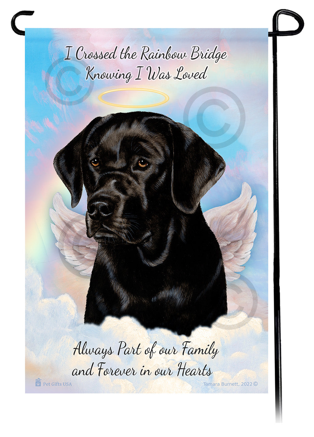 Labrador Retriever Memorial - Garden Flag