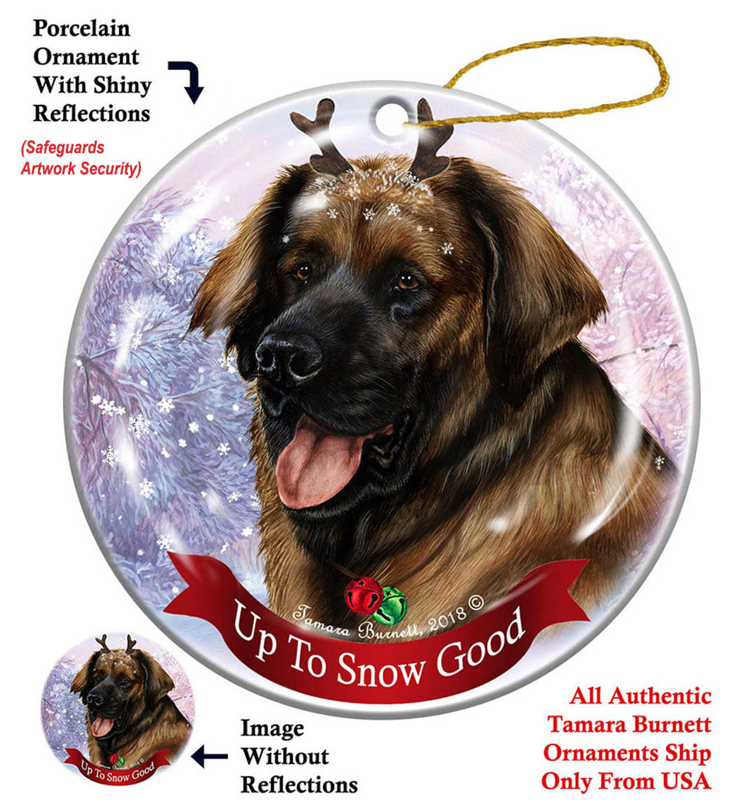 Leonberger - Up To Snow Good Ornament
