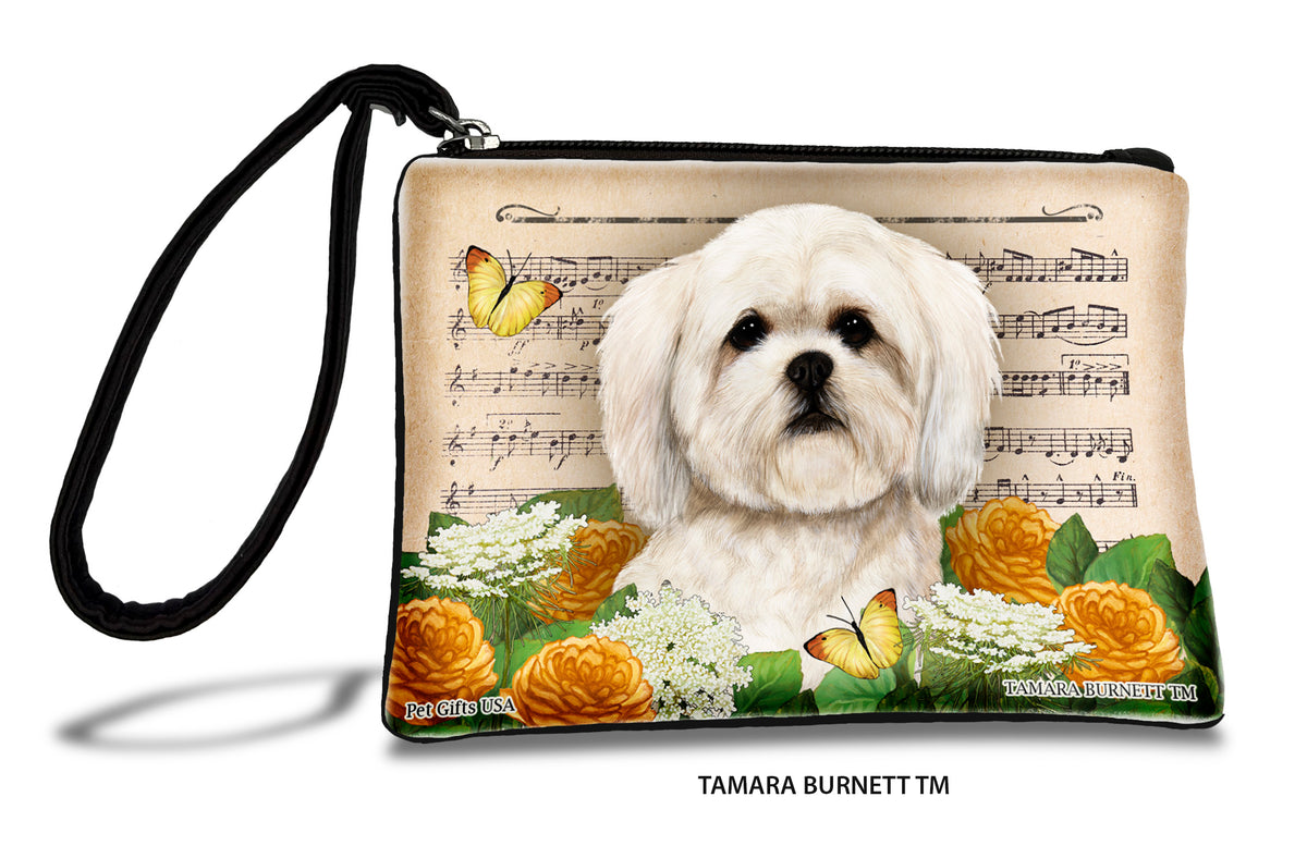 Lhasa Apso White Zippees Pet Pouch