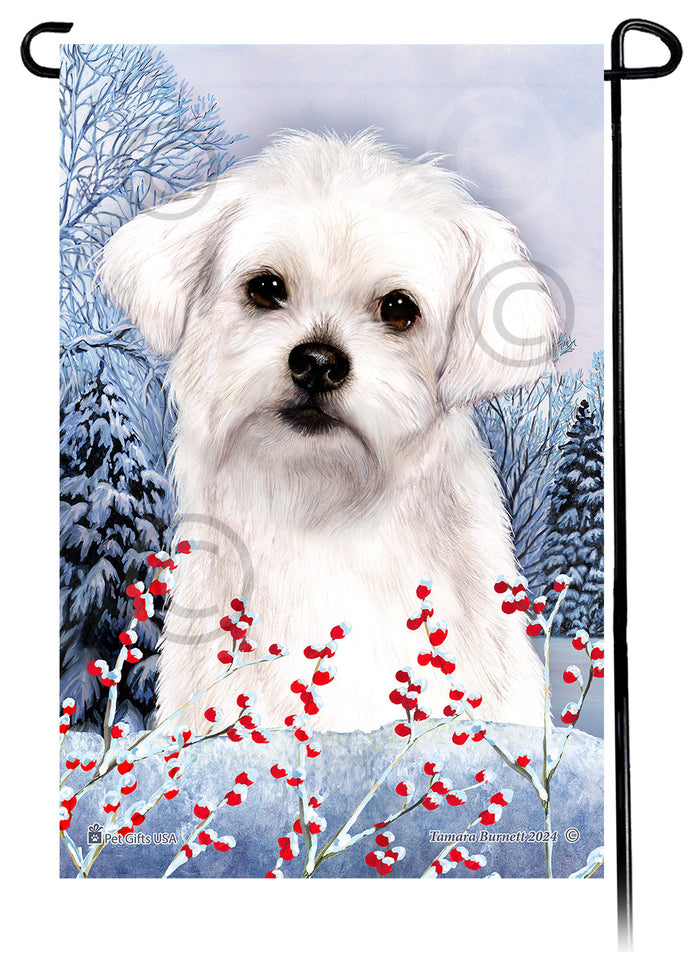 Maltese Winterberries Garden Flags