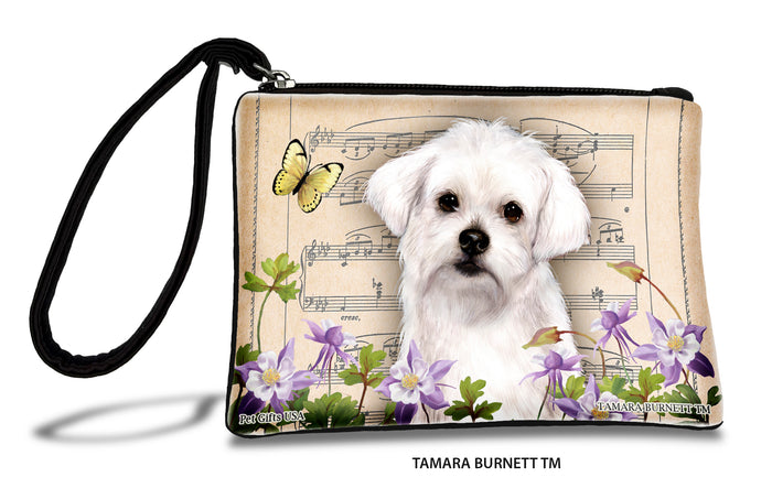 Maltese Puppy Cut Zippees Pet Pouch