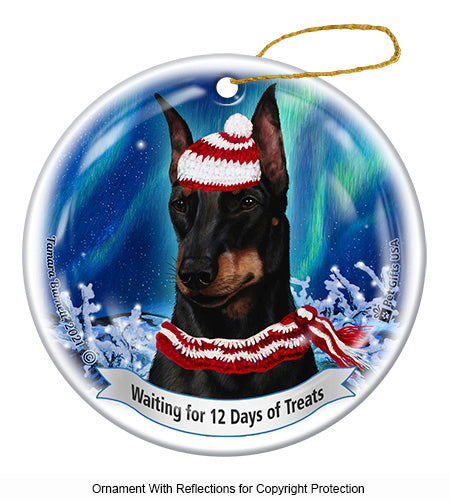 Manchester Terrier 12 Days of Treats Ornament