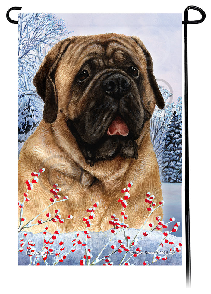 Mastiff Winterberries Garden Flags