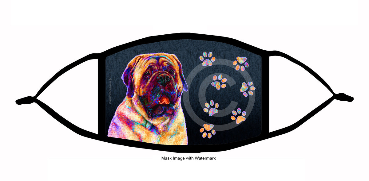 Mastiff (Fawn) Face Mask