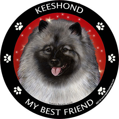 Keeshond My Best Friend Magnets