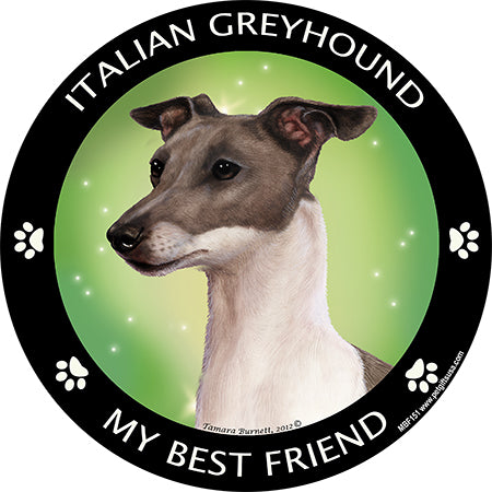 Italian Greyhound My Best Friend Magnets
