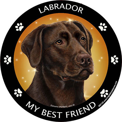Labrador Retriever My Best Friend Magnets