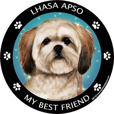 Lhasa Apso My Best Friend Magnets