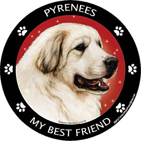 Great Pyrenees My Best Friend Magnets