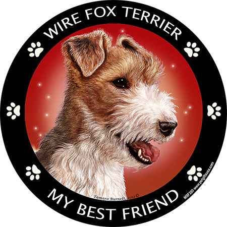 Fox Terrier My Best Friend Magnets