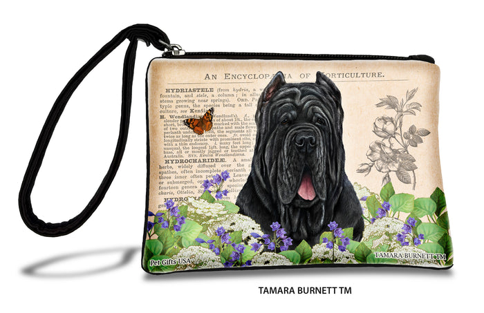 Neapolitan Mastiff Black Cropped Zippees Pet Pouch
