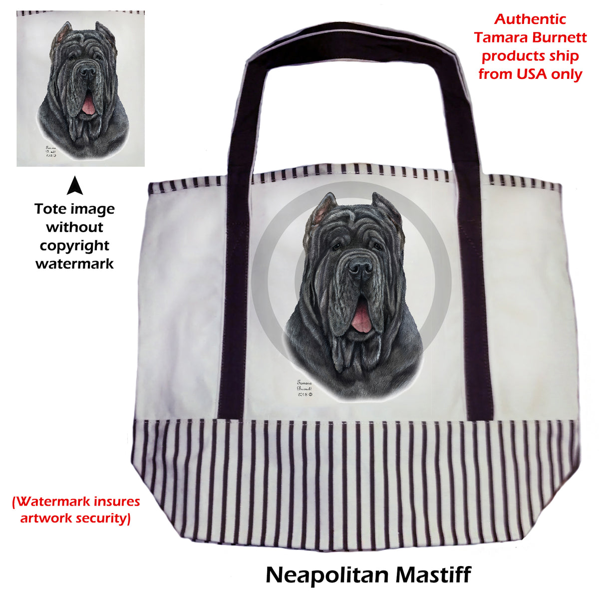 Neapolitan Mastiff - Tote Bag