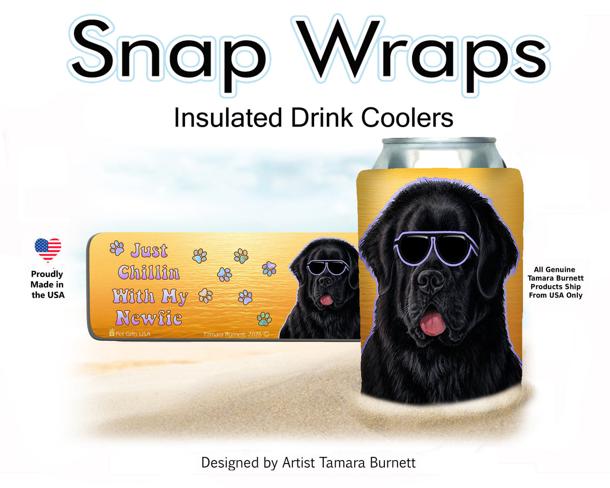 Newfoundland Black Snap Wrap Cozy