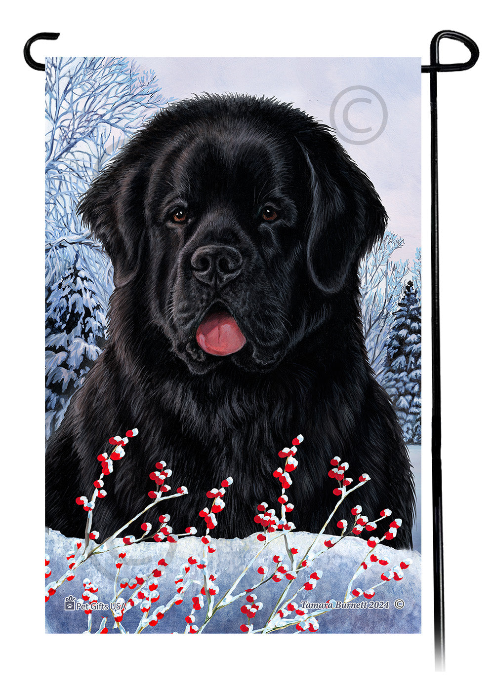 Winterberries Garden Flags