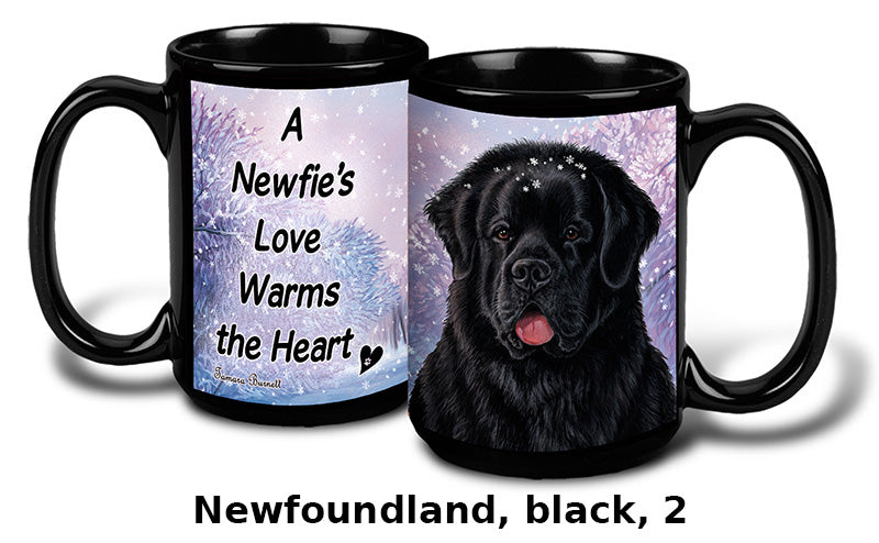 Newfoundland Black Winter Mug 15 oz