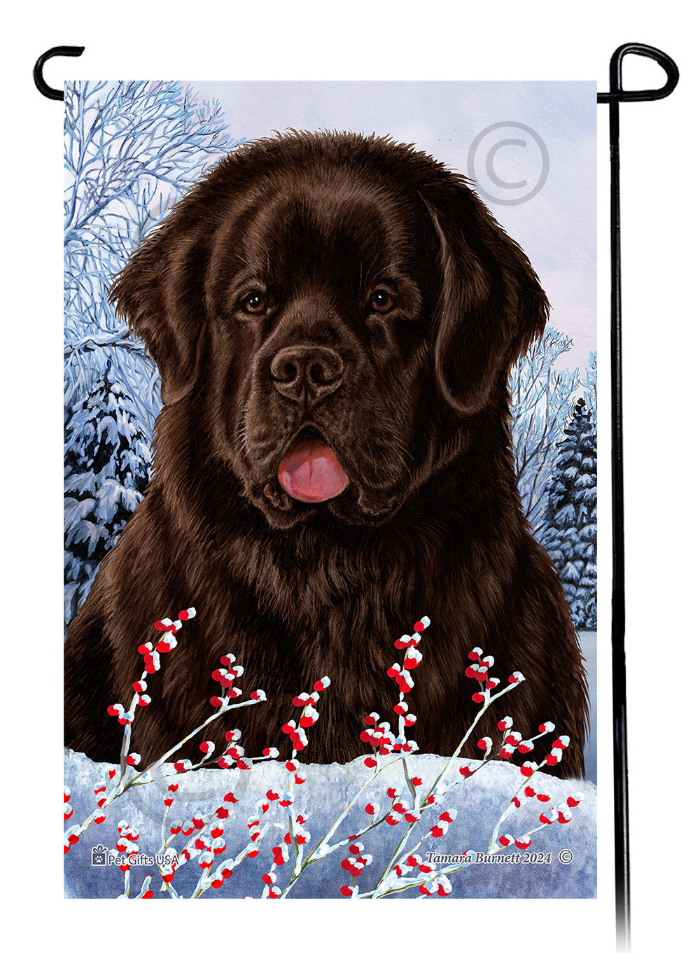 Winterberries Garden Flags