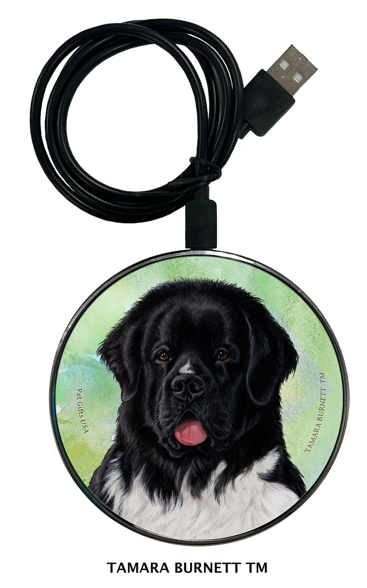Newfoundland Landseer Zoomies Wireless Charger