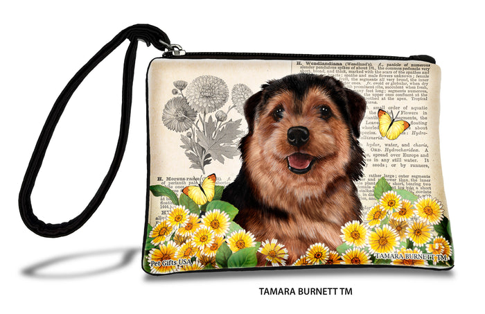 Norfolk Terrier Black And Tan Zippees Pet Pouch