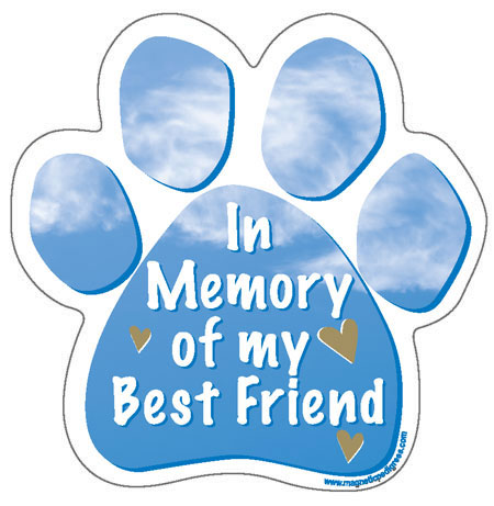 Memorial Paws Paw Shaped Magnets
