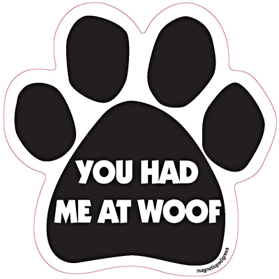 Dog Paw Shaped Magnets
