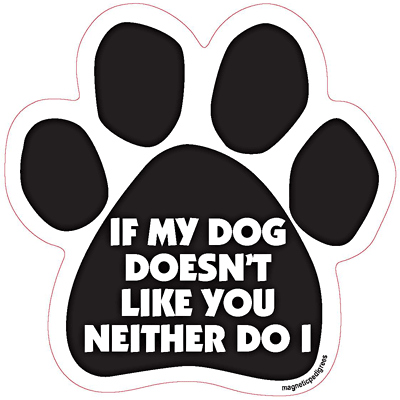 Dog Paw Shaped Magnets