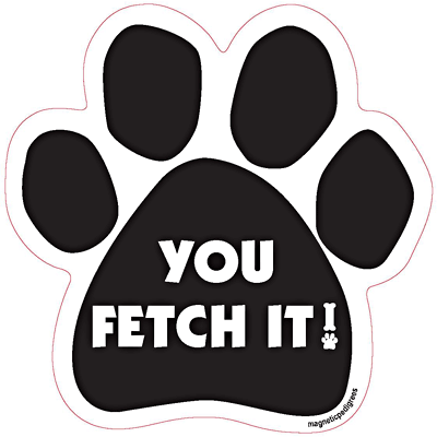 Dog Paw Shaped Magnets