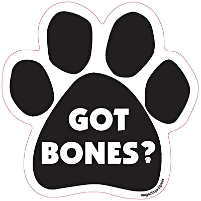 Dog Paw Shaped Magnets