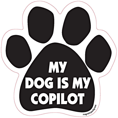 Dog Paw Shaped Magnets