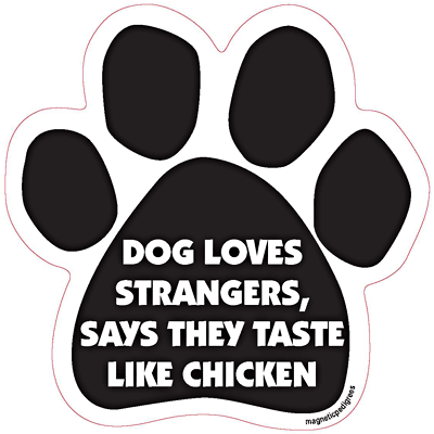 Dog Paw Shaped Magnets