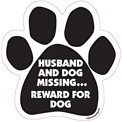 Dog Paw Shaped Magnets