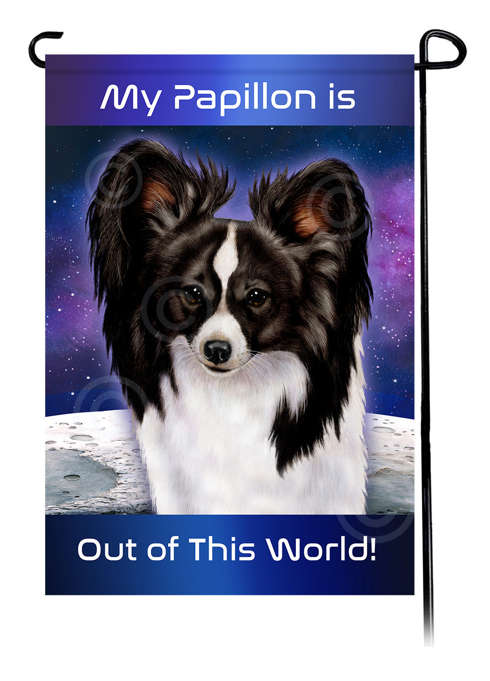 Papillon Out Of This World Garden Flags