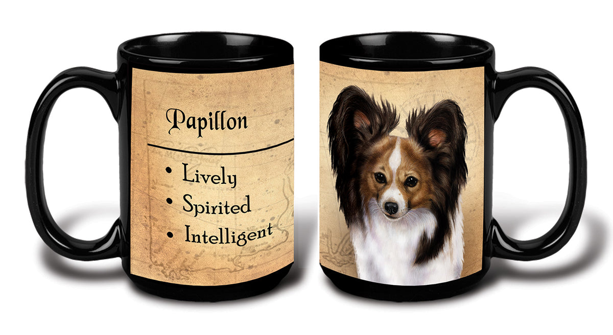 Papillon Hound Tri - My Faithful Friends Mug 15 oz