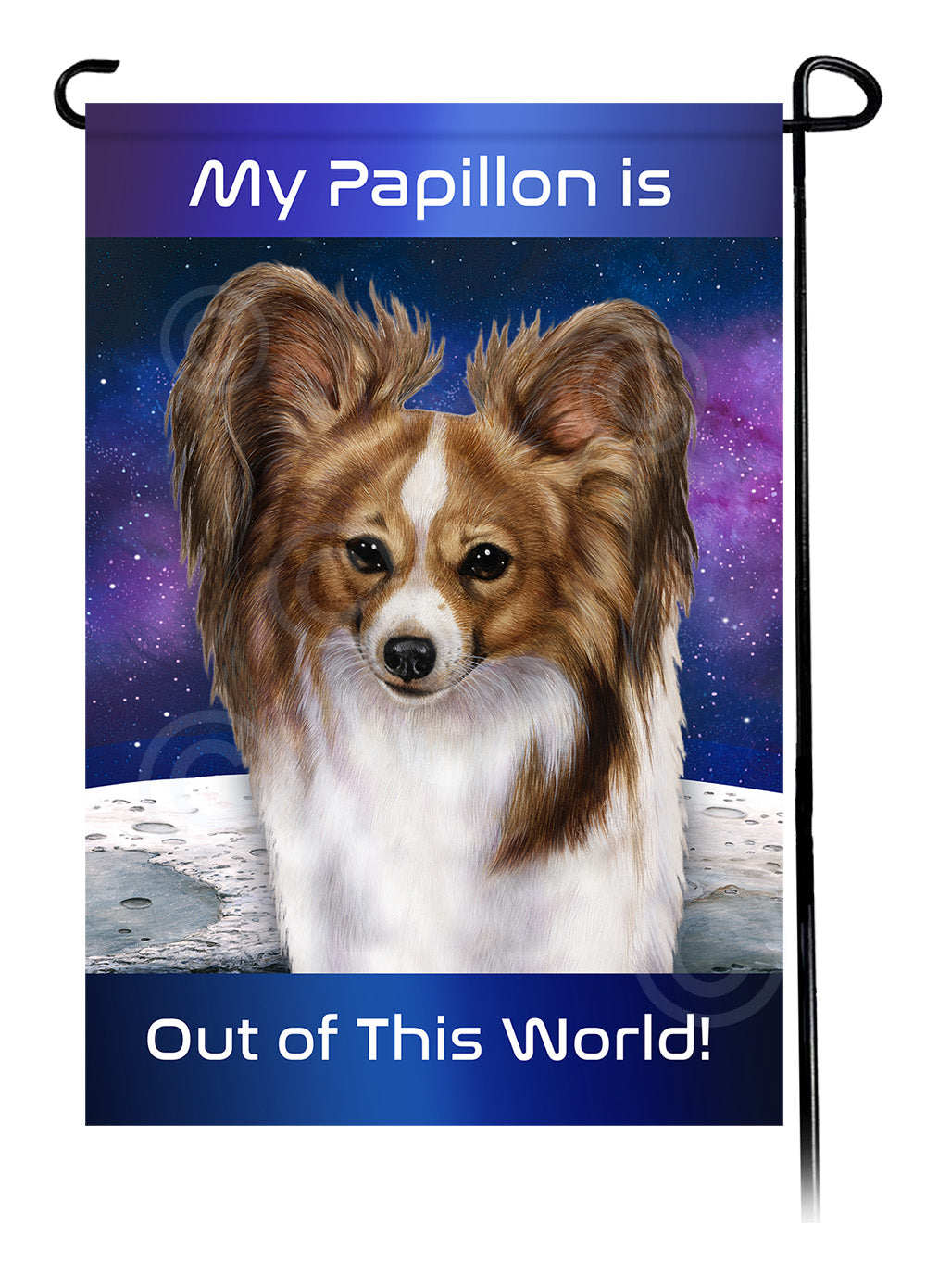 Papillon Out Of This World - Garden Flag